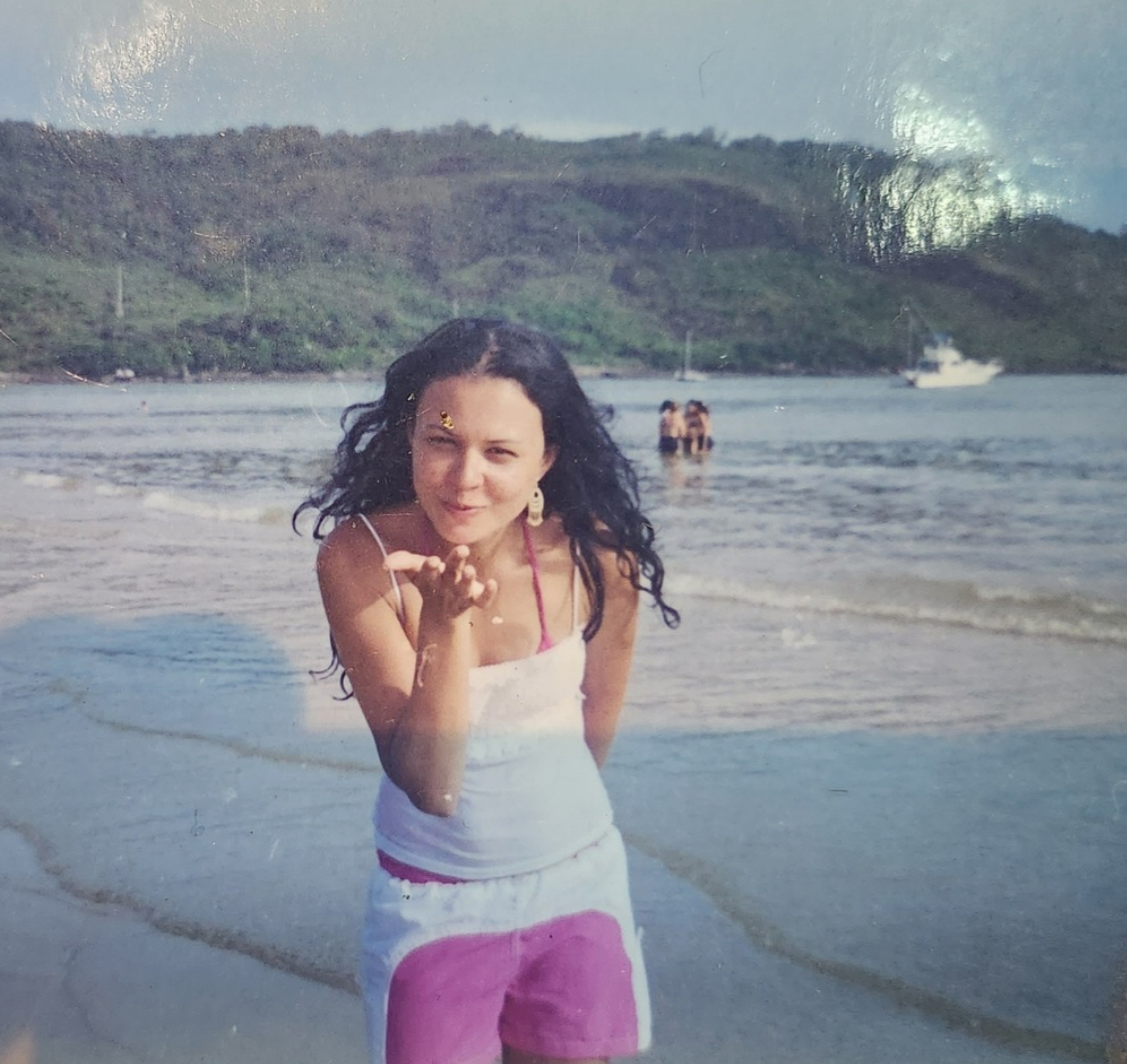Fotografia de Cris quando criança